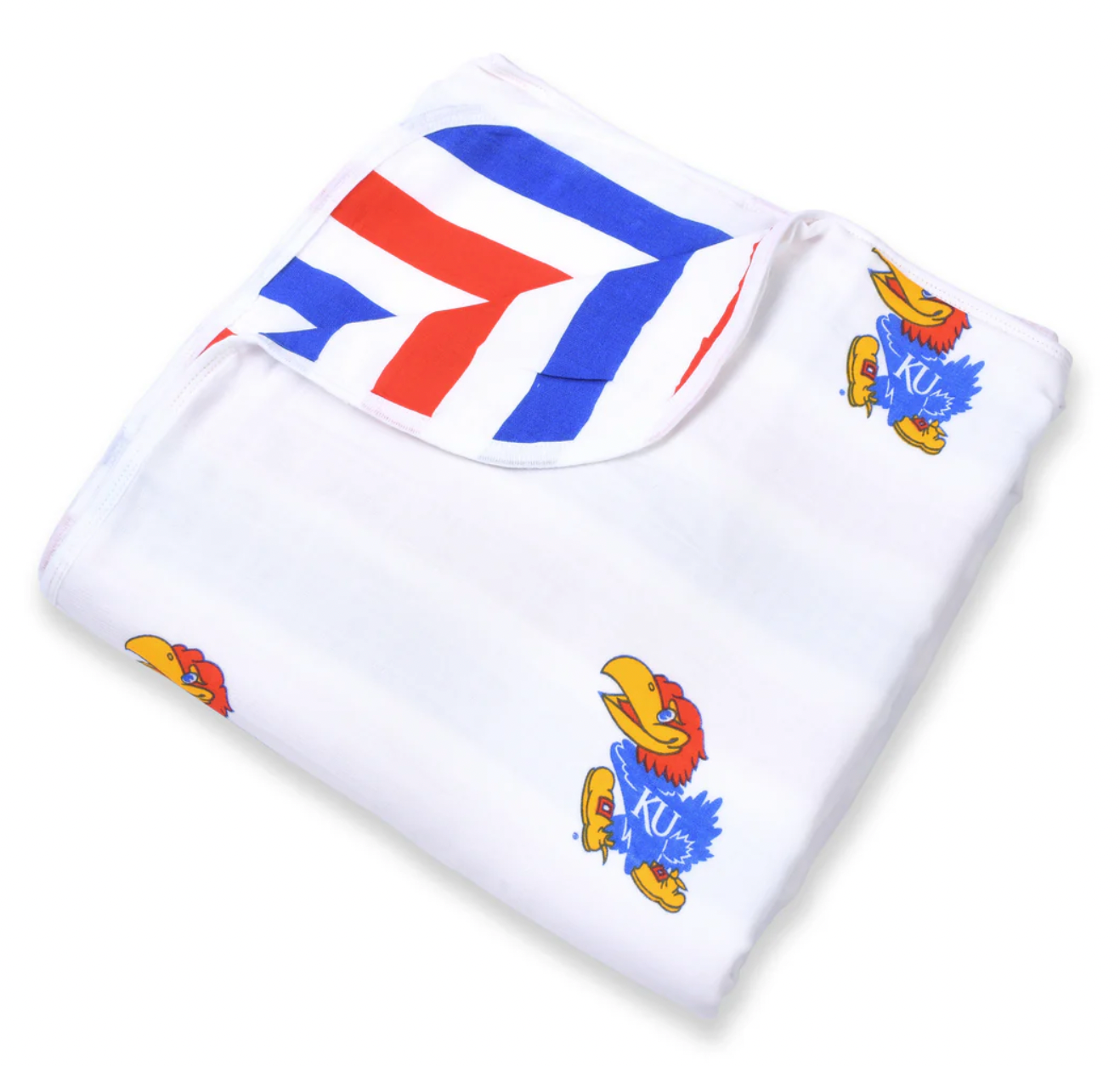 University of Kansas Toddler blanket
