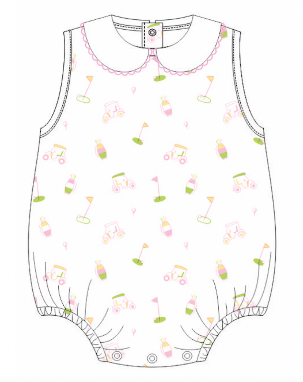 Printed Peter Pan Bubble