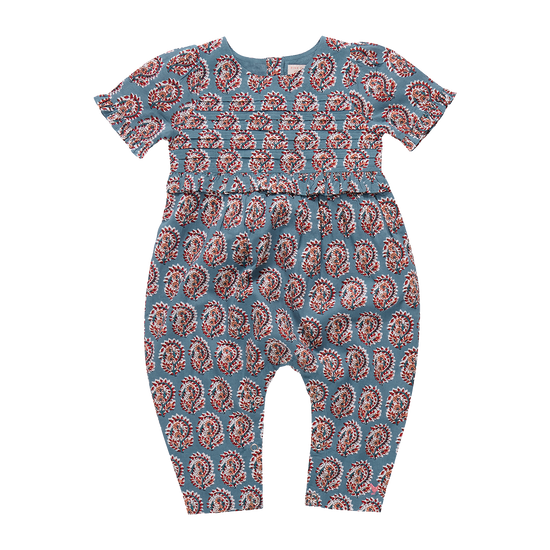 Baby Girls Raquel Jumper - Blue Paisley