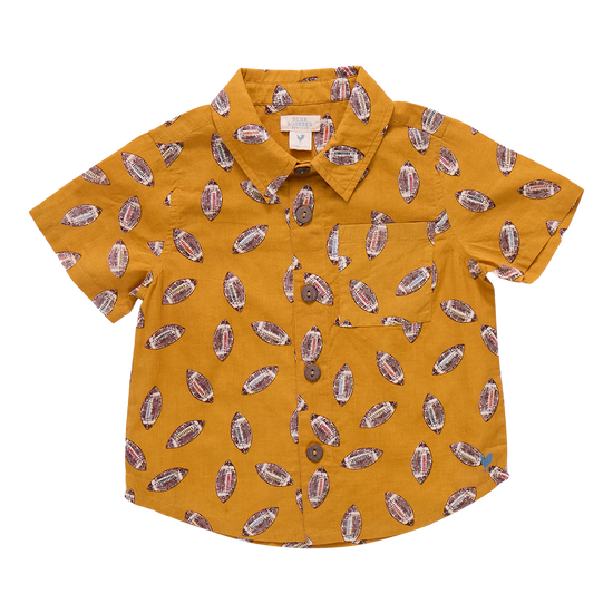 Boys Jack Shirt - Flying Footballs