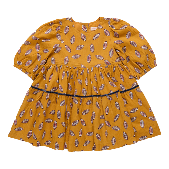 Girls Maribelle Dress - Flying Footballs