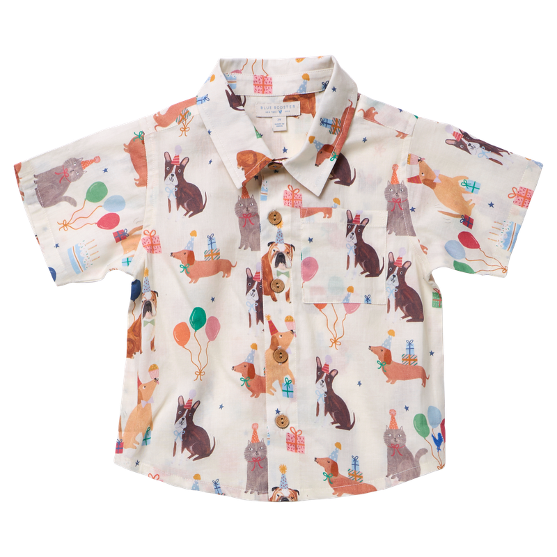 Baby  Boys Jack Shirt - Party Pets