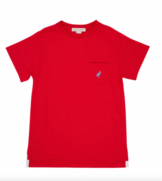 Carter Crewneck Pocket Tee