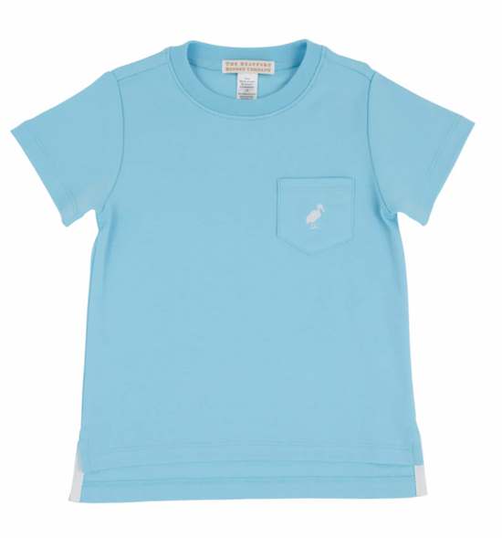 Carter Crewneck Pocket Tee