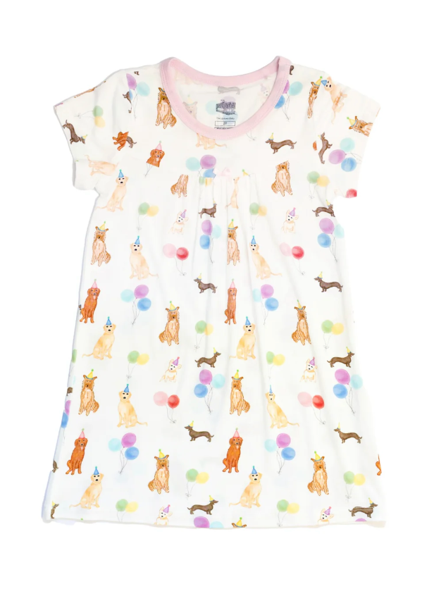 Pink-Party-Dogs-Bamboo-Dress