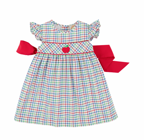 Addie Angel Sleeve Dress - Woven Yarn