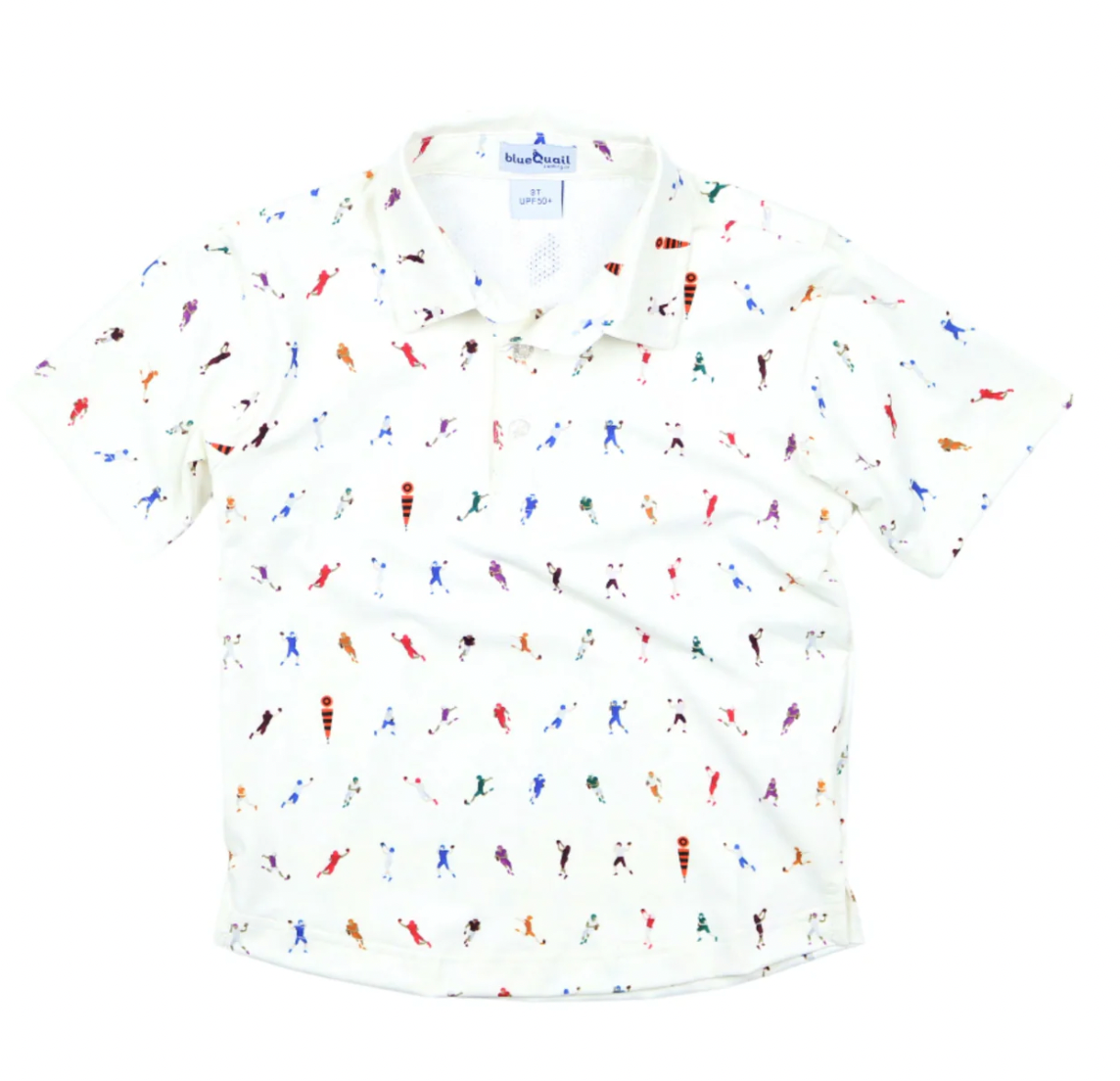 First Down Polo Short Sleeve Shirt