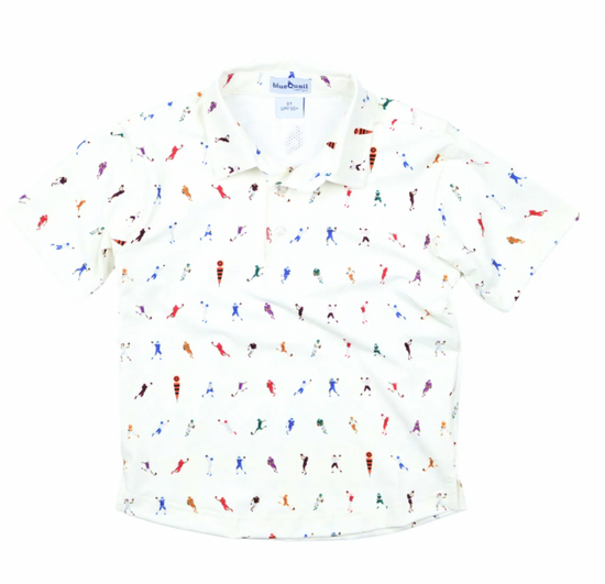 First Down Polo Short Sleeve Shirt