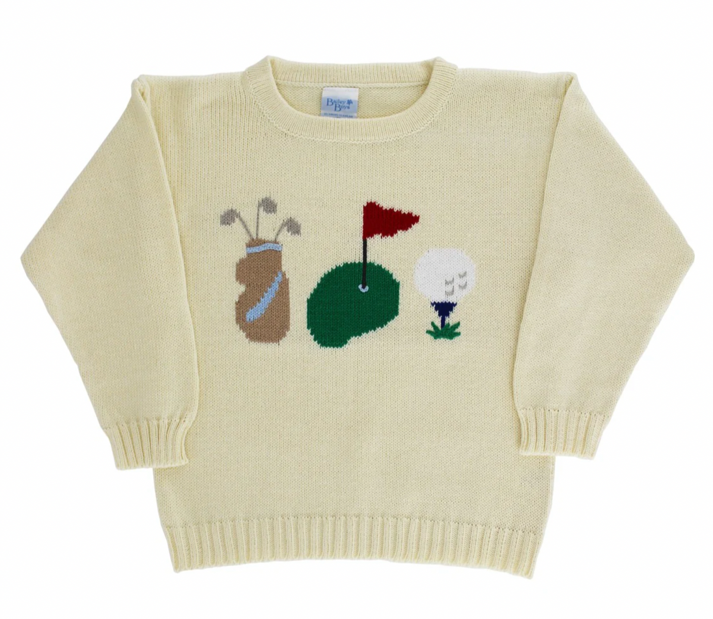 crew neck sweater with golf