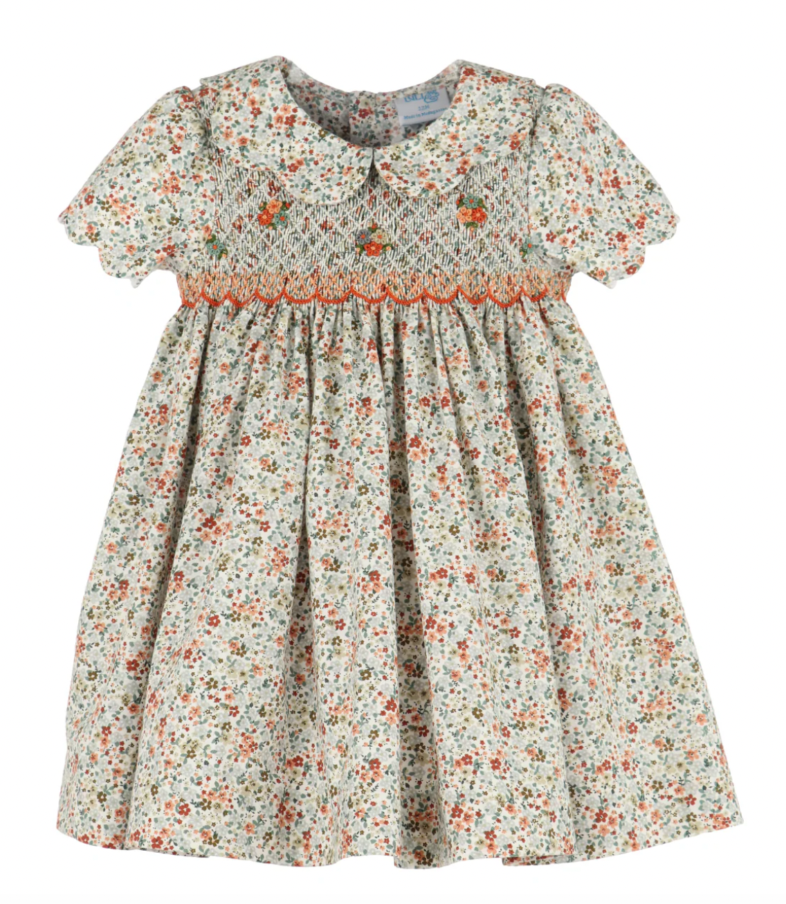 Autumn Glow Smock Dress