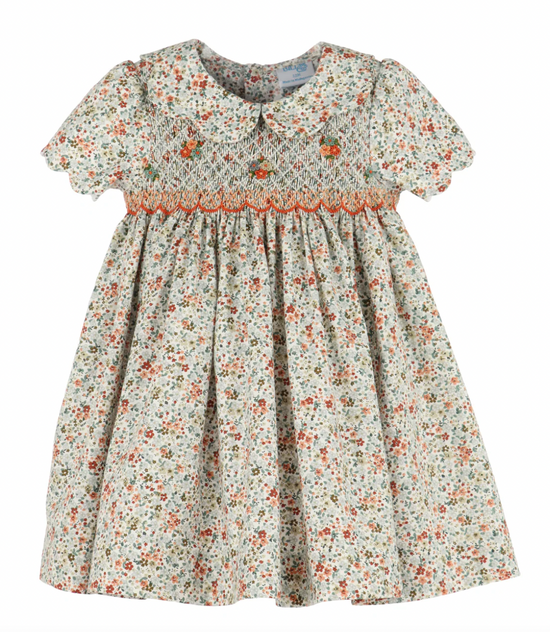 Autumn Glow Smock Dress