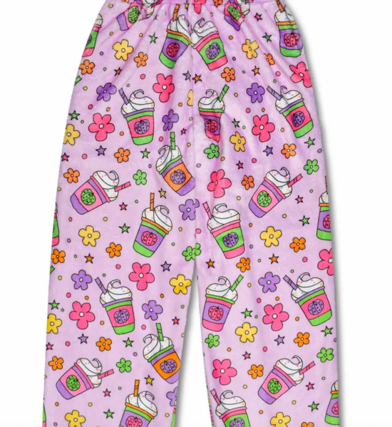 Pumpkin latte plush pants