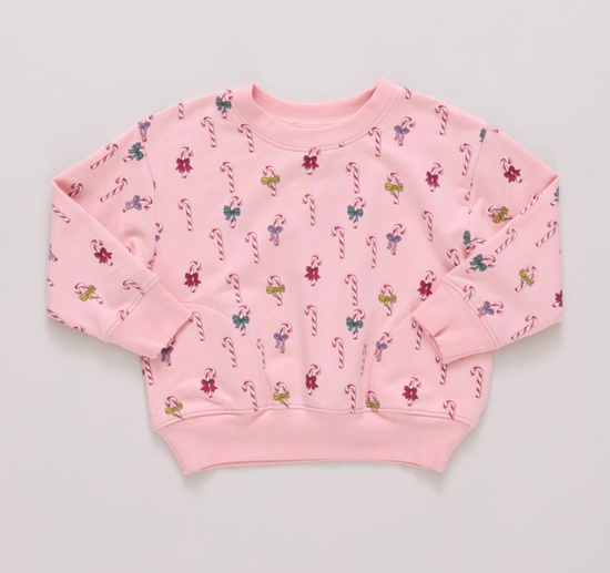 Play Sweatshirt - Mini Candy Cane