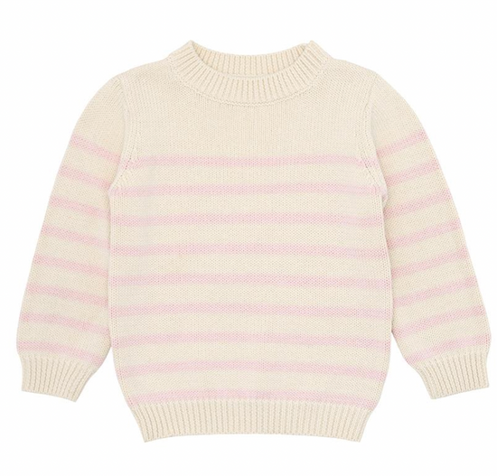 stripe knit sweater