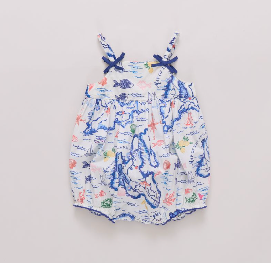 Baby Girls Tia Bubble - Island Map