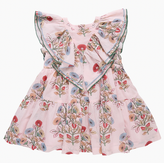 Girls Raphaela Dress - Multi Bouquet Floral