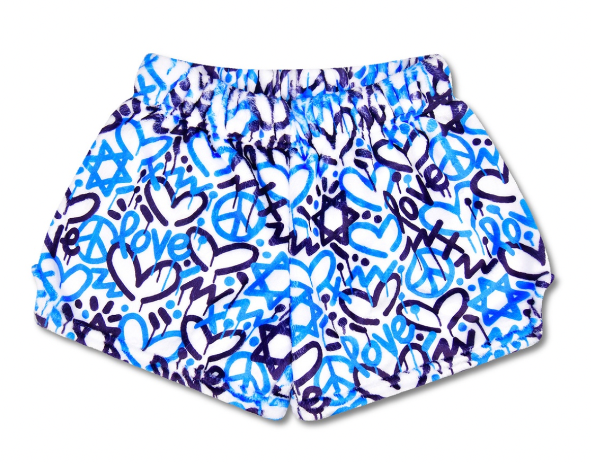 Corey paige bright star plush shorts