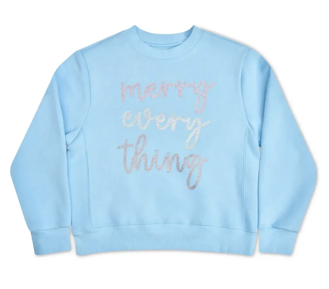 Merry Everything Sweatshirt (Small (6-8))