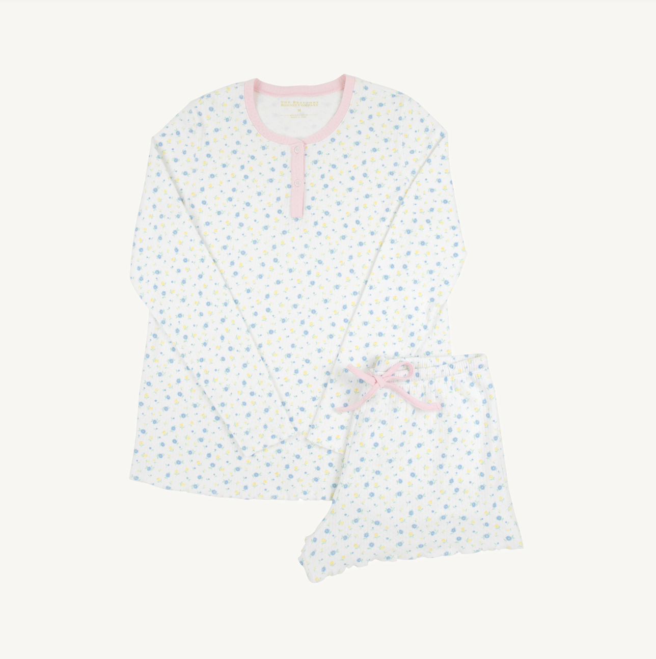 Wimberley's Wine Down Shorts Set- Pointel