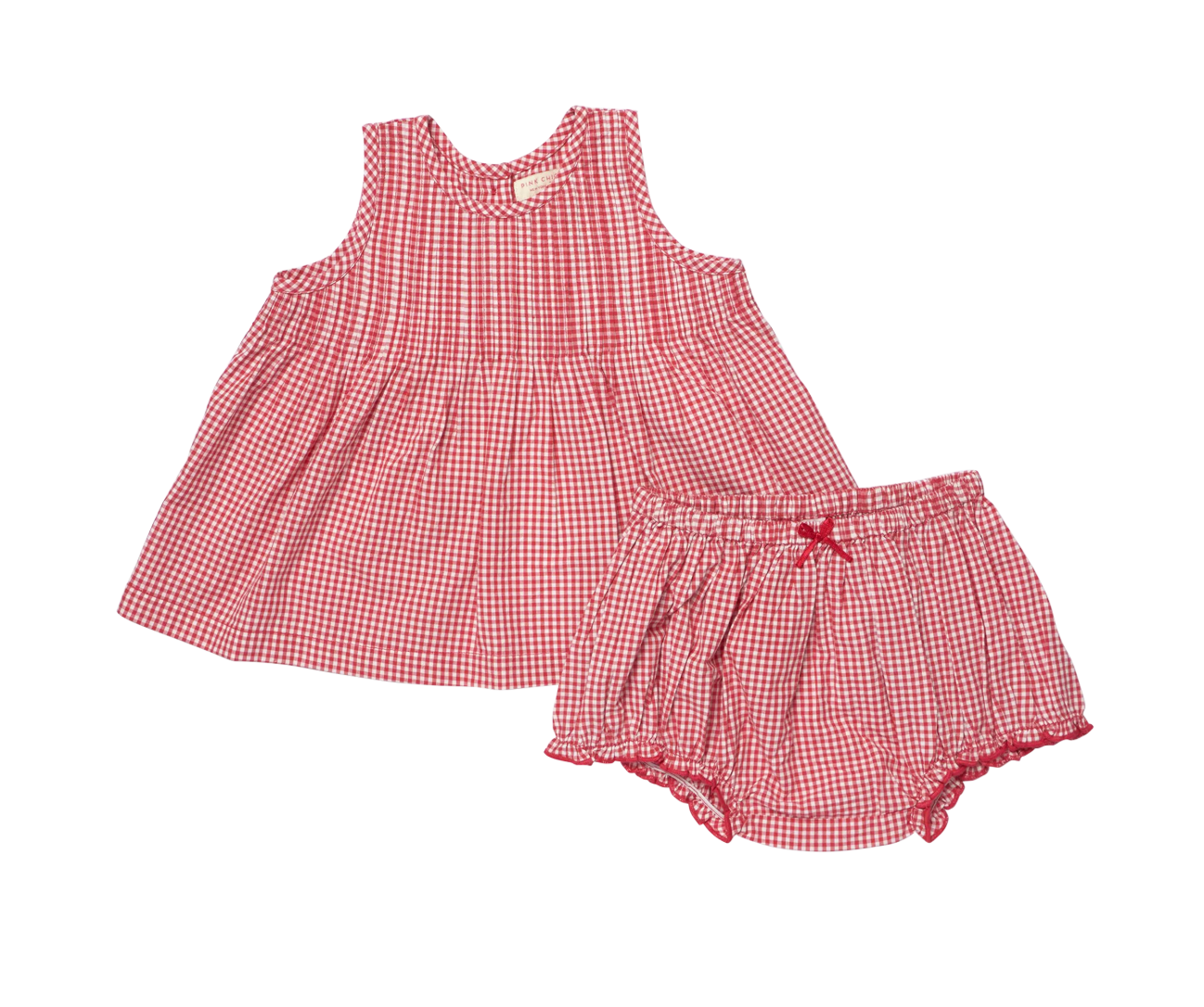 Baby Girls Jaipur 2-Piece Set - Red Gingham