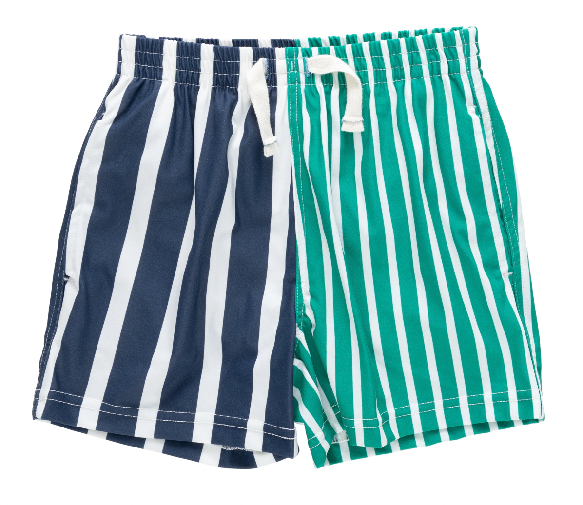 Boys Swim Trunk - Multi Stripe