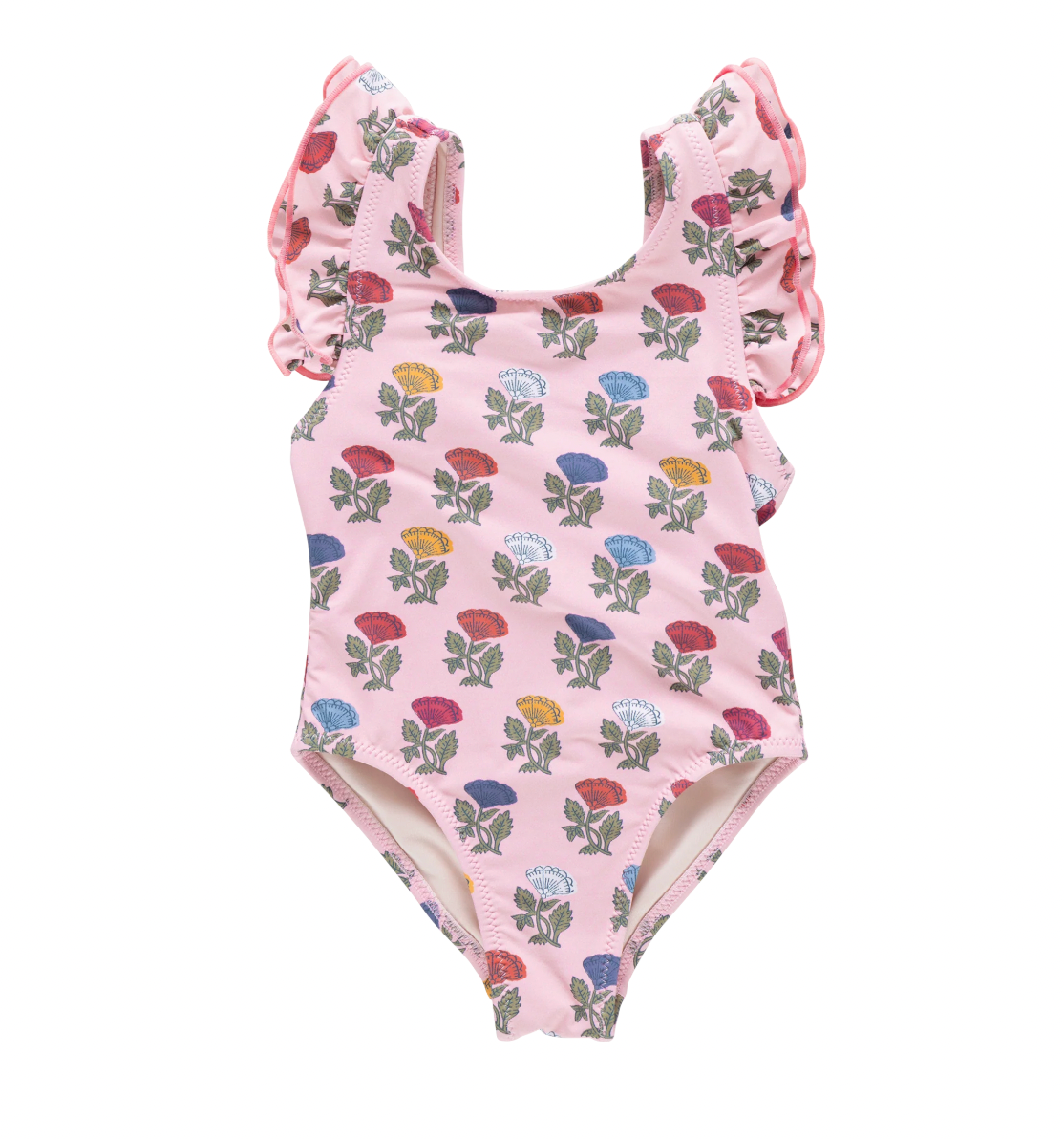 Girls Liv Suit - Multi Flower Drop