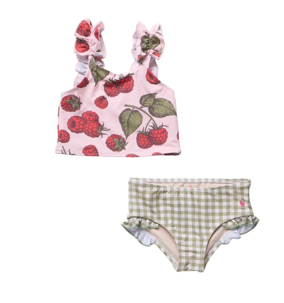 Girls Via Tankini - Pink Raspberries