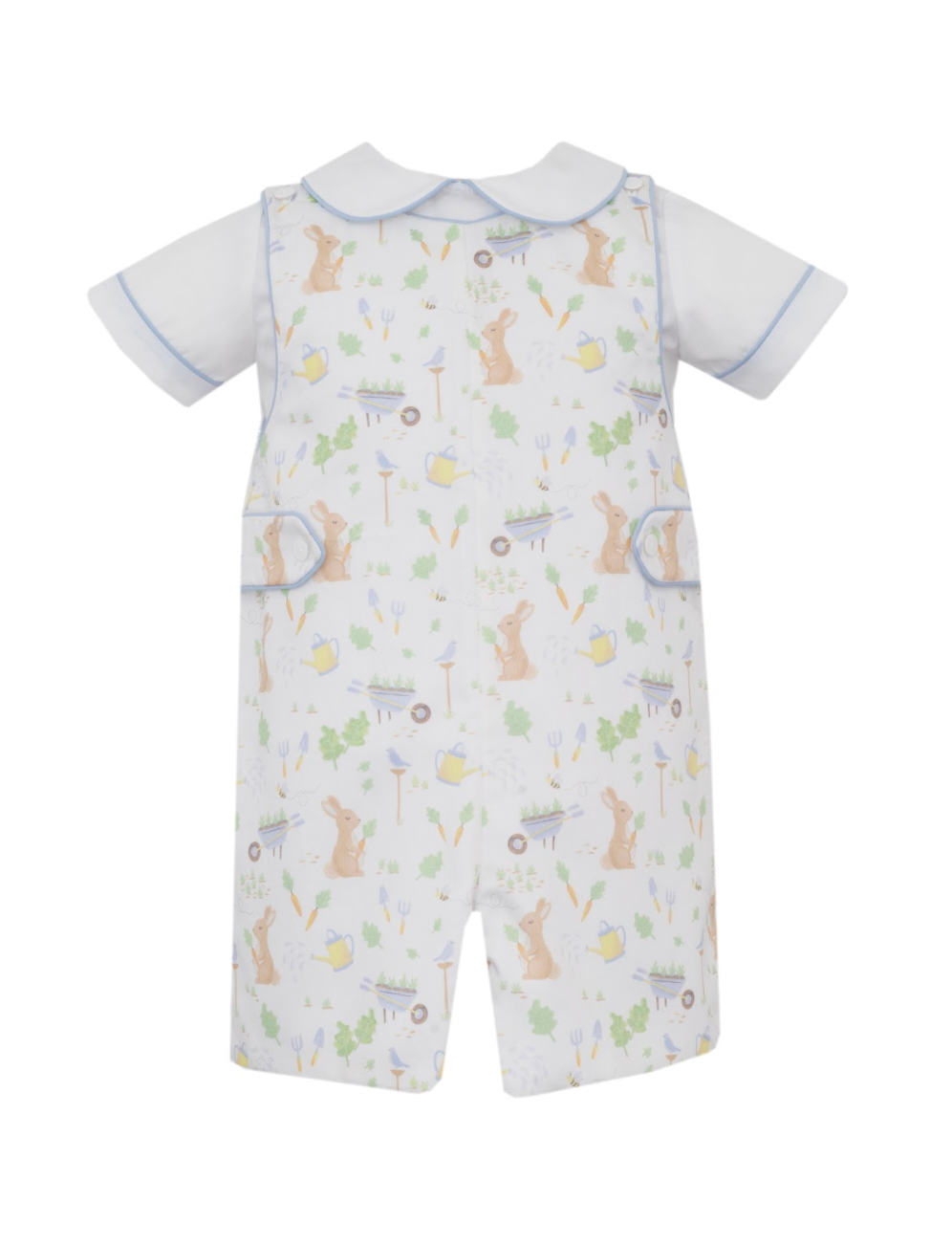 Boy's jon jon w/ white shirt as a set - Peter Rabbit print