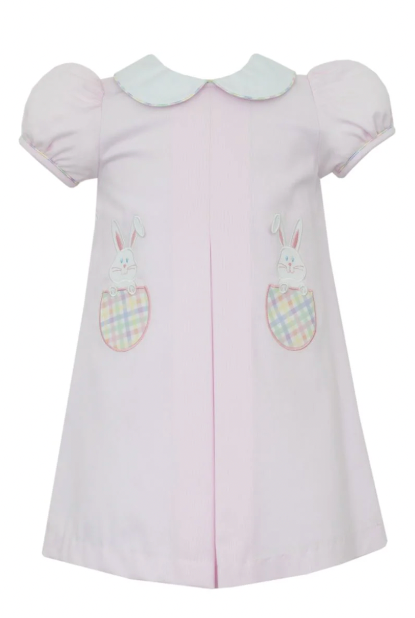 BUNNY - Pink pique A-line float w/ side pockets