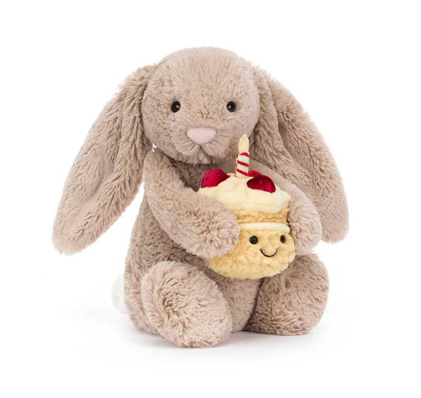 Bashful Beige Bunny Birthday
