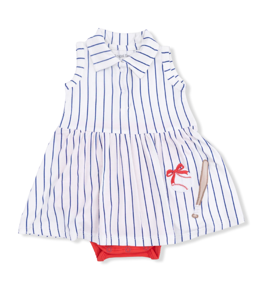 Baseball Stripe - Polo Tennis Dress