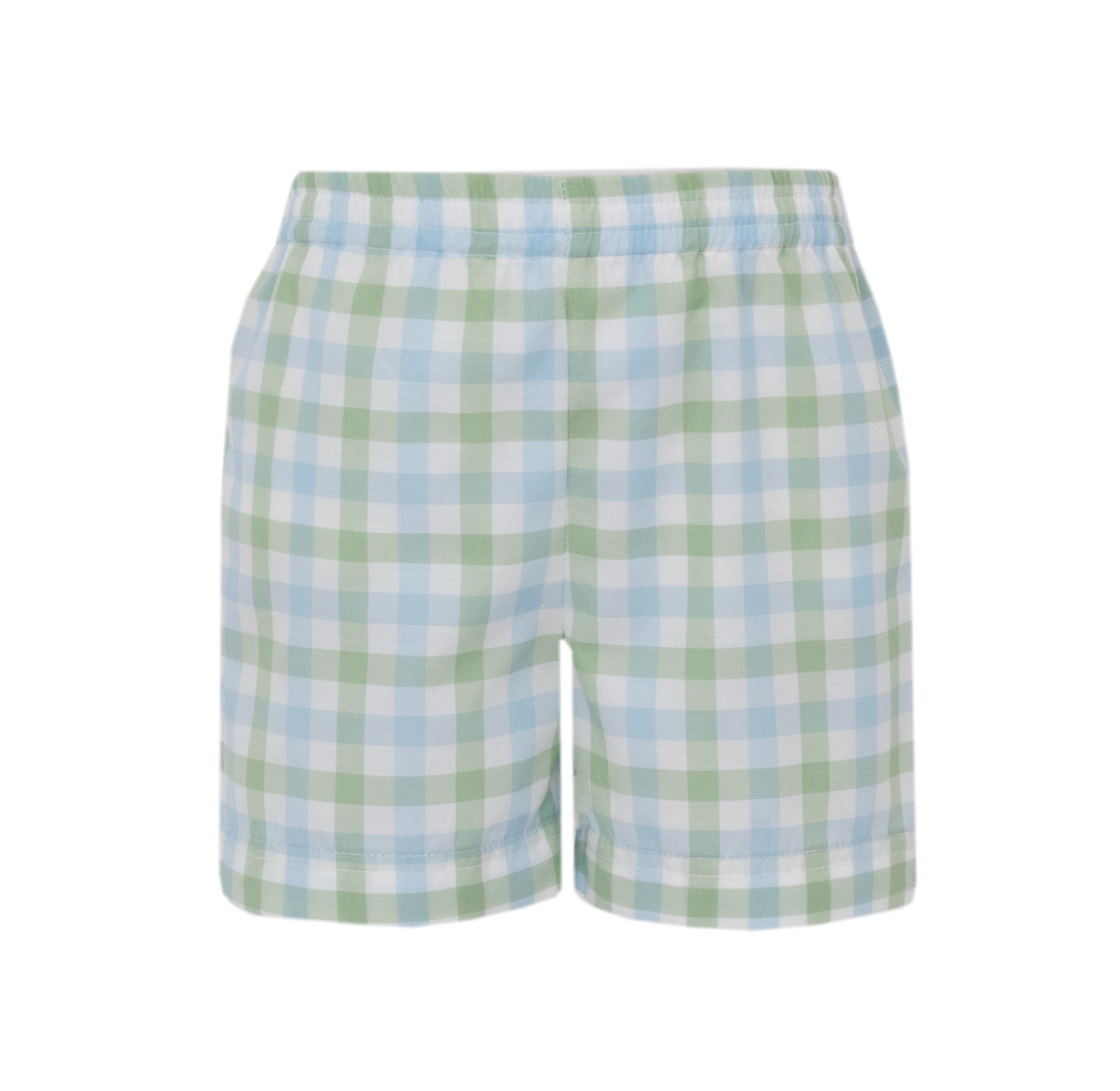 GOLF BOY´S-Green & Blue Gingham boy's shorts