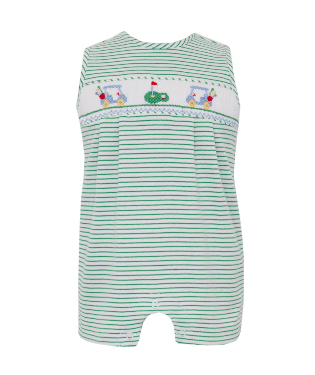 GOLF BOY´S - Green knit stripe boy's jon jon