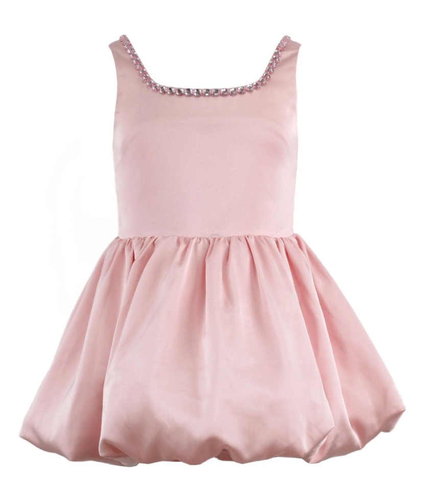 pastel gems bubble dress
