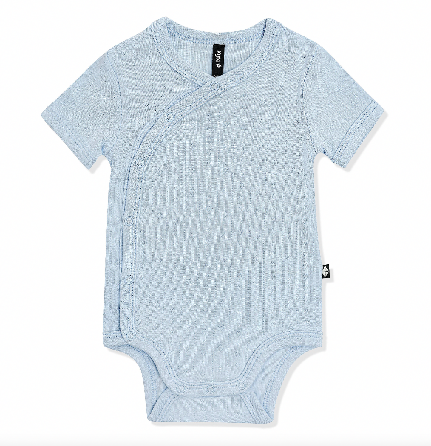 Pointelle kimono bodysuit