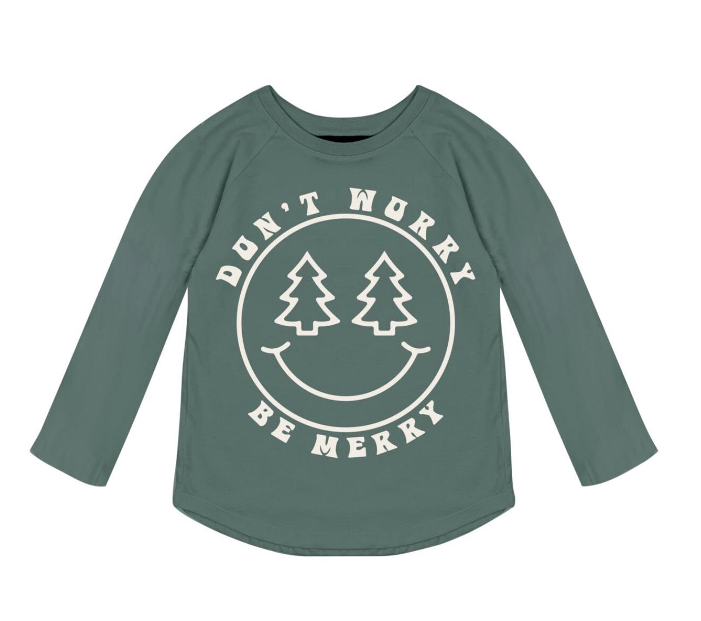 Be Merry Raglan Tee