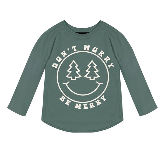 Be Merry Raglan Tee