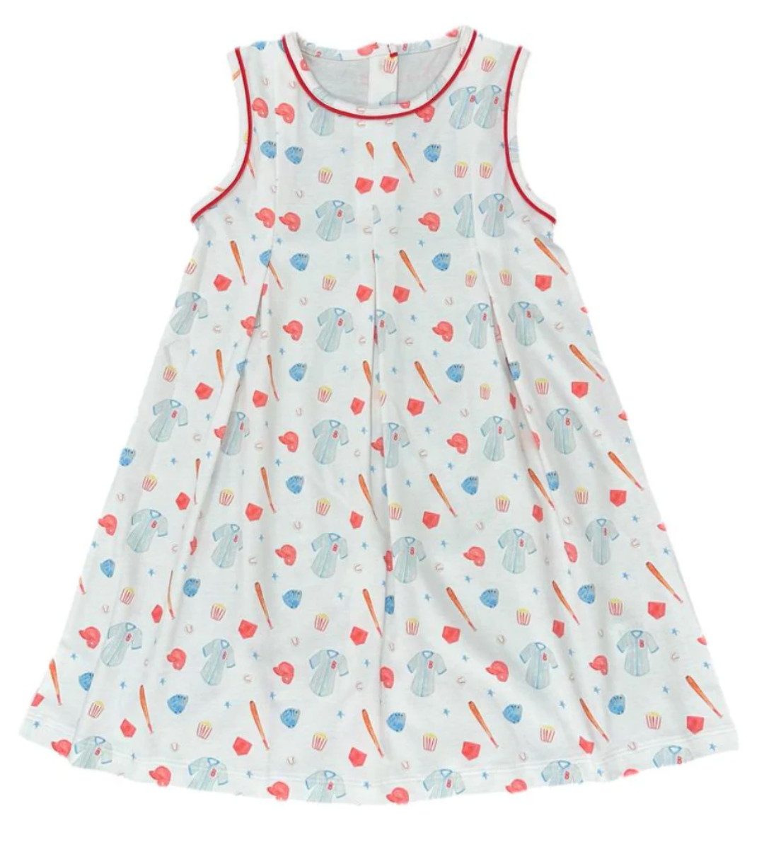 penny pleat dress
