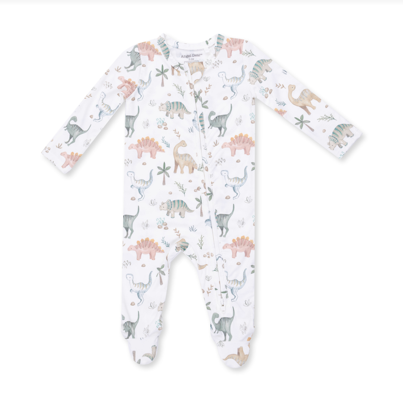 Sweet Baby Dinos - 2 Way Zipper Footie