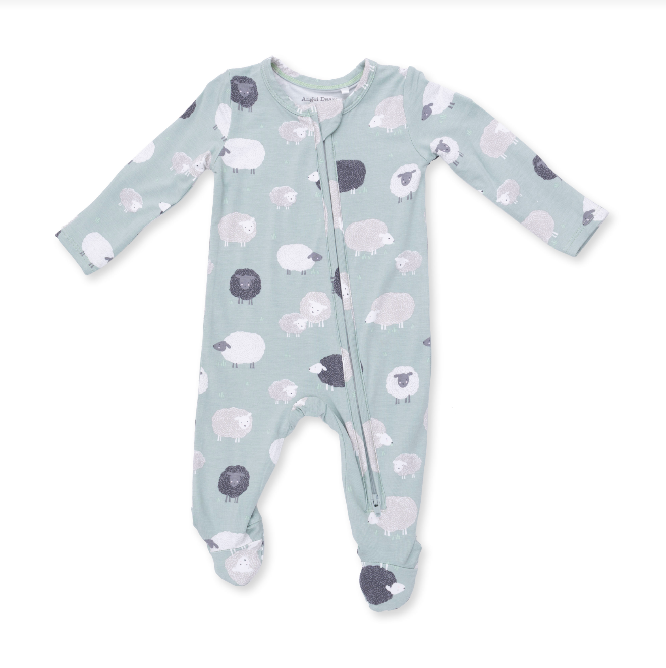 Black Sheep -2 Way Zipper Footie