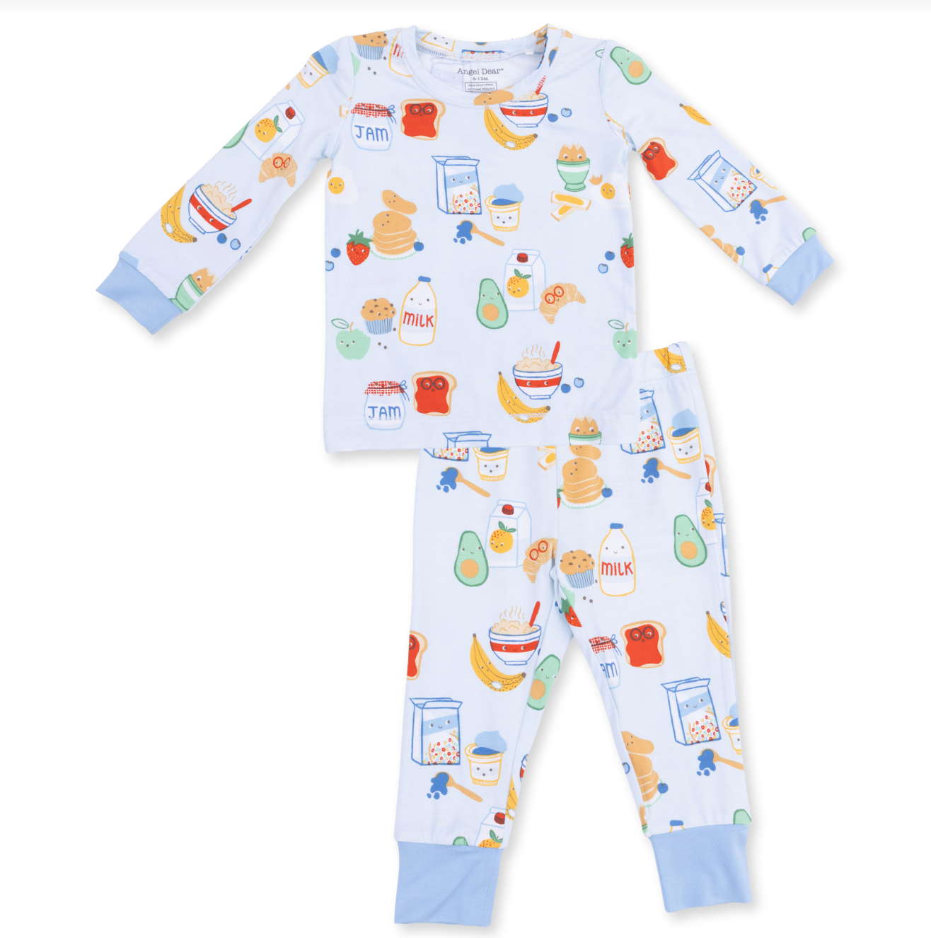 Breakfast Club Blue - Long Sleeve Loungewear Set