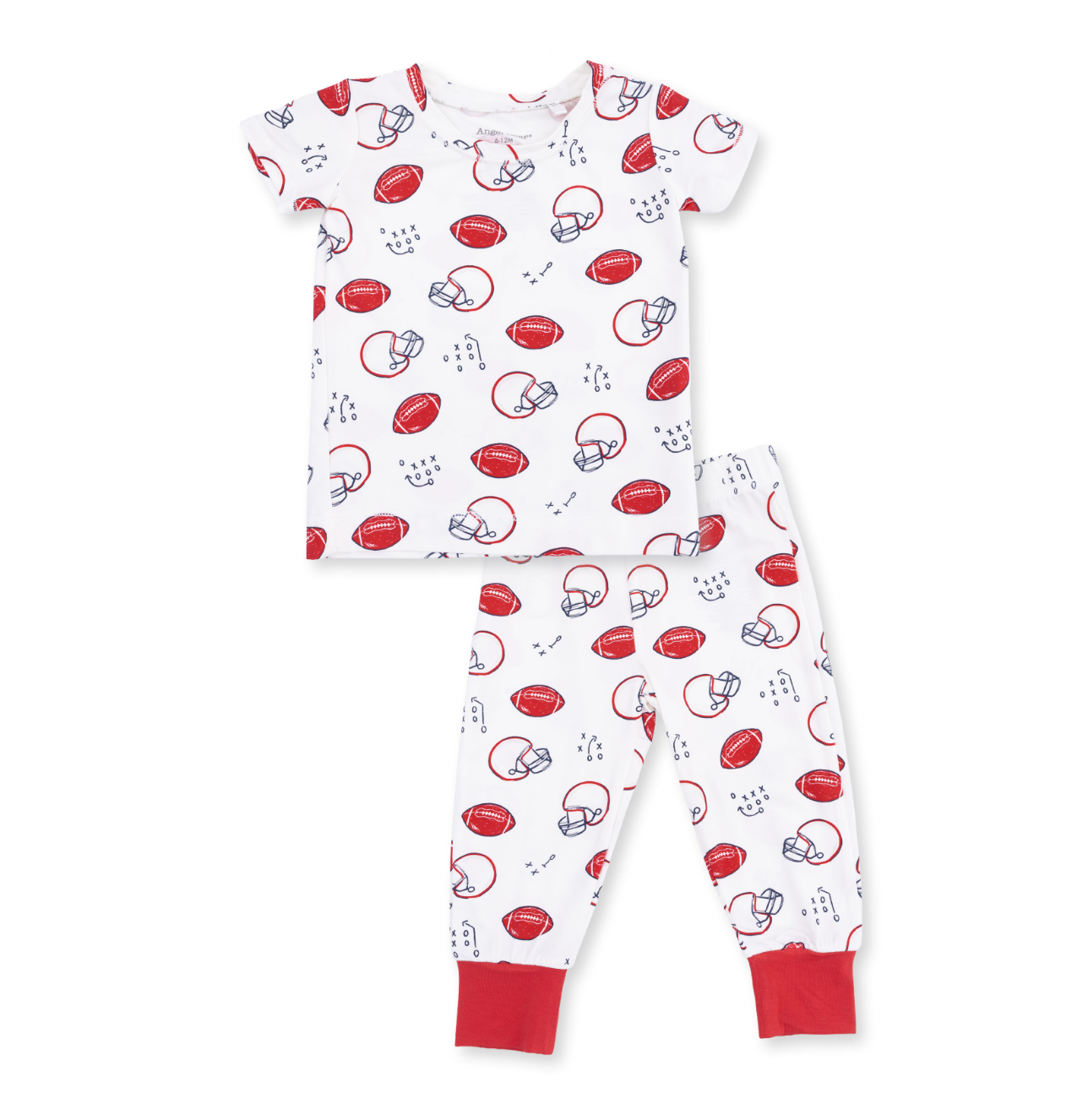 Touchdown Time - Short Sleeve Loungewear Set
