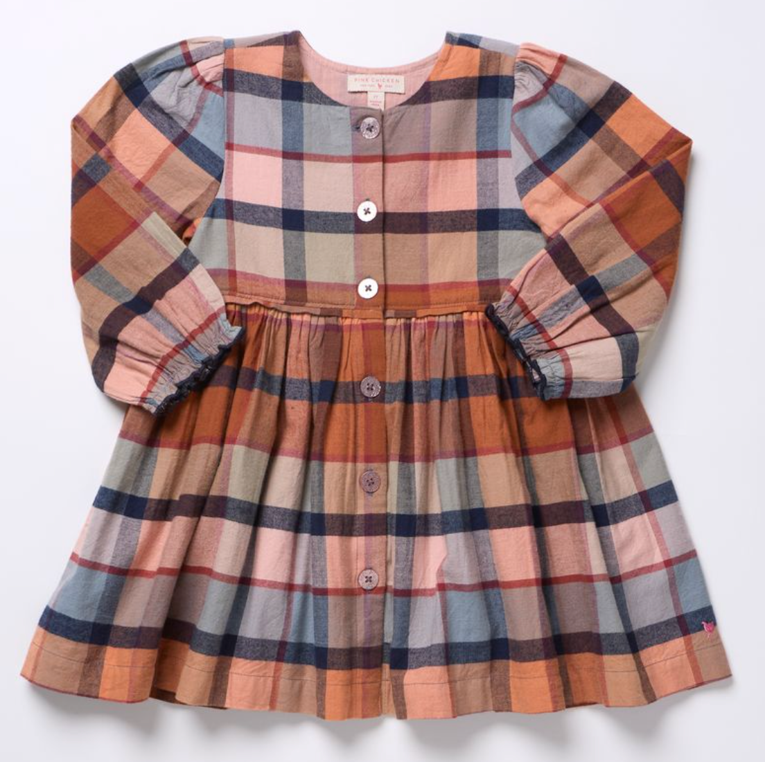 Girls Mae Dress - Hayride Plaid