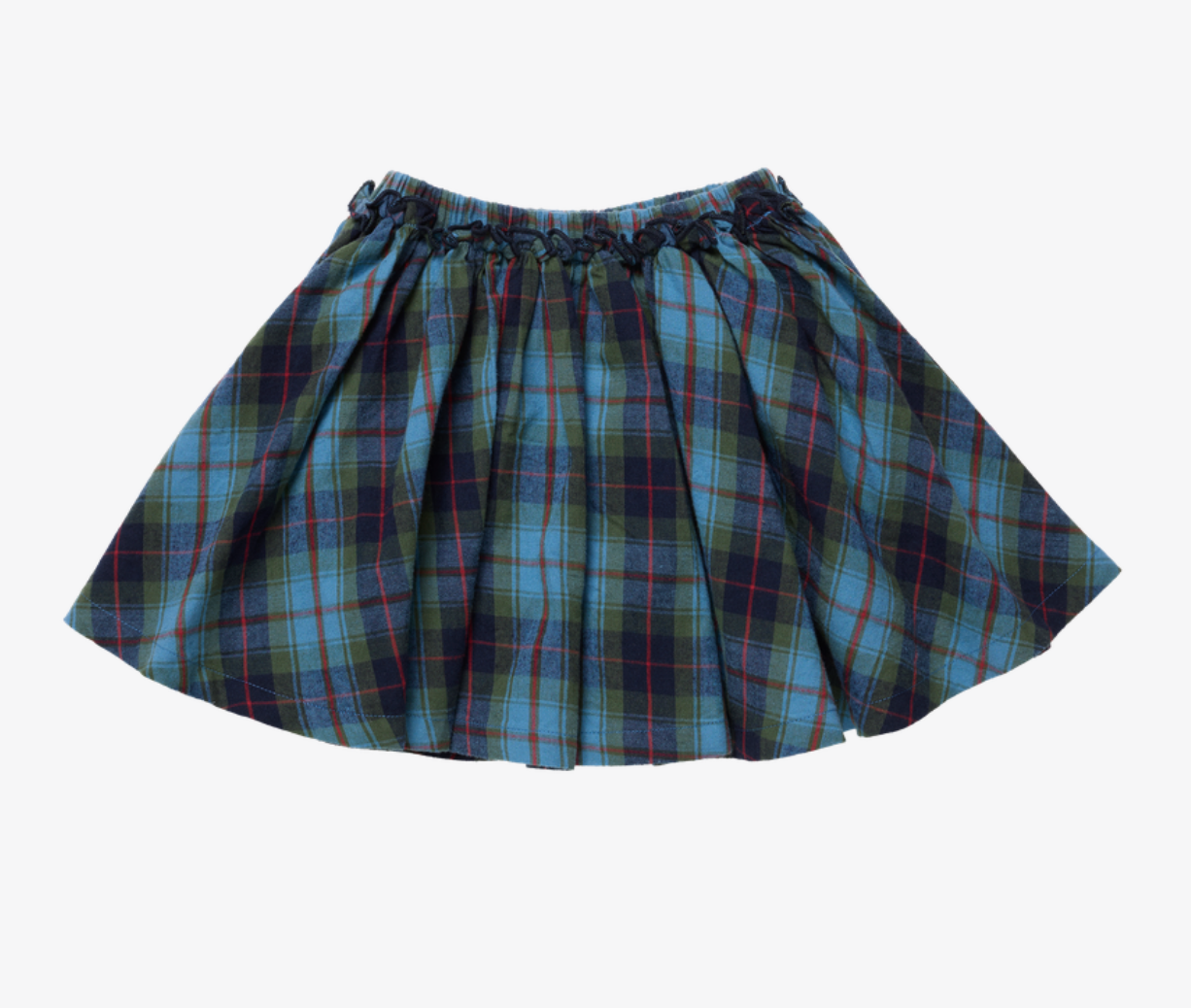 Girls Gianna Skirt - Blue Tartan