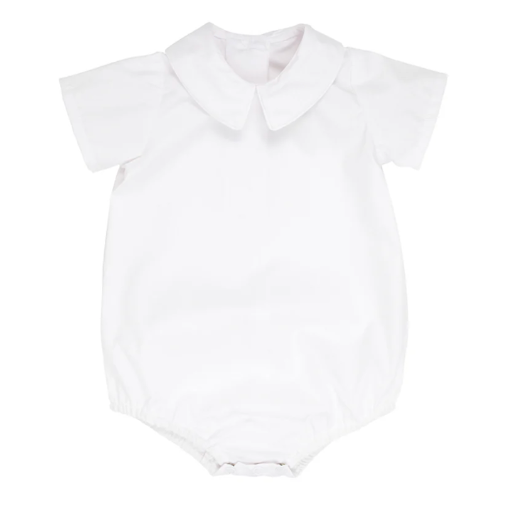 Peter Pan Collar Shirt - Onesie - Broadcloth - LS24