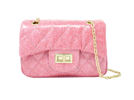 Classic Quilted Sparkle Mini Bag