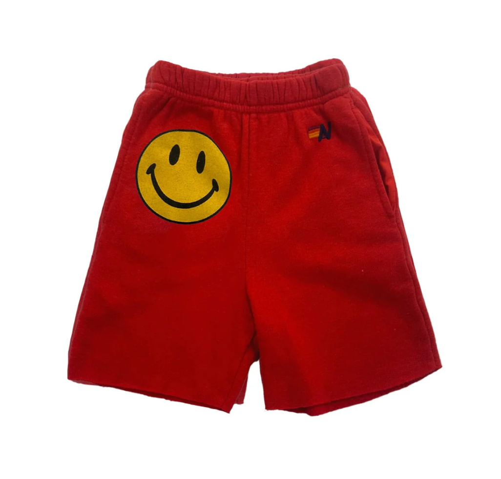 smiley sweatshorts