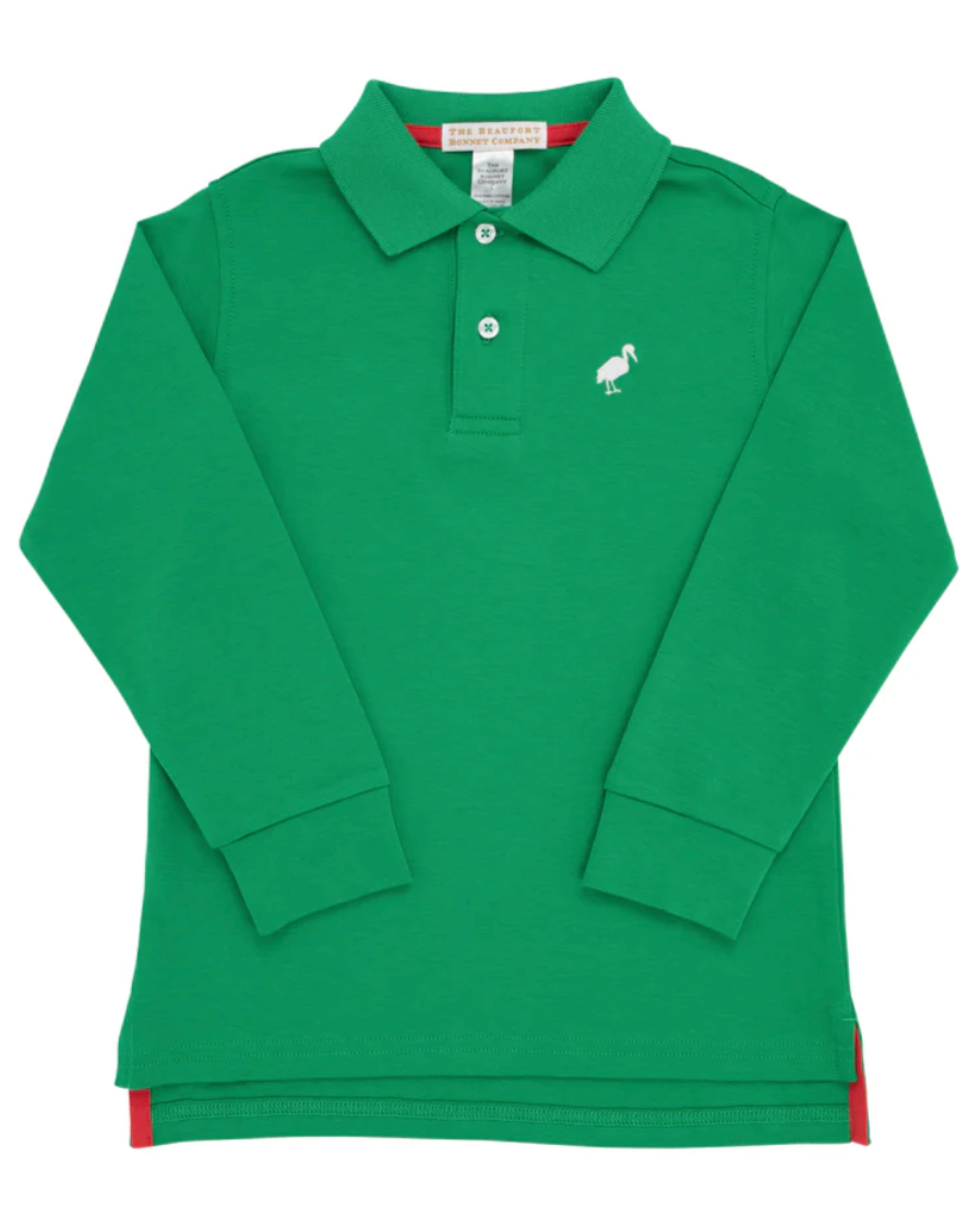 Prim and Proper Polo LS Pima Onesie