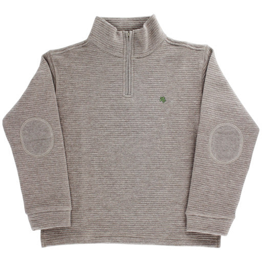 HALF ZIP-ALMOND