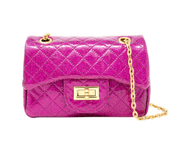 Classic Quilted Sparkle Mini Bag